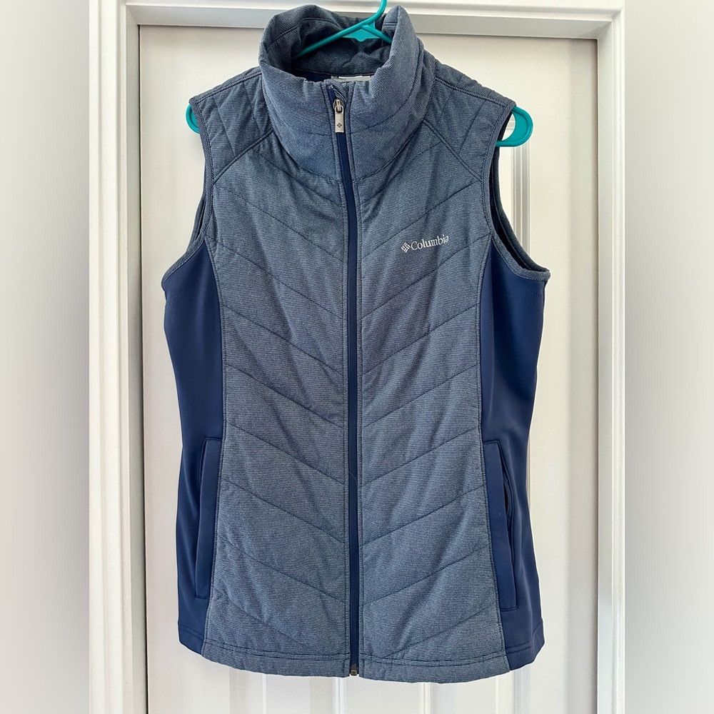 Columbia Blue Quilted Vest
